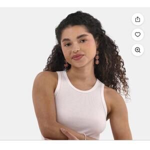 No Boundaries Ribbed High Neck Tank Top Youth XL 16-18